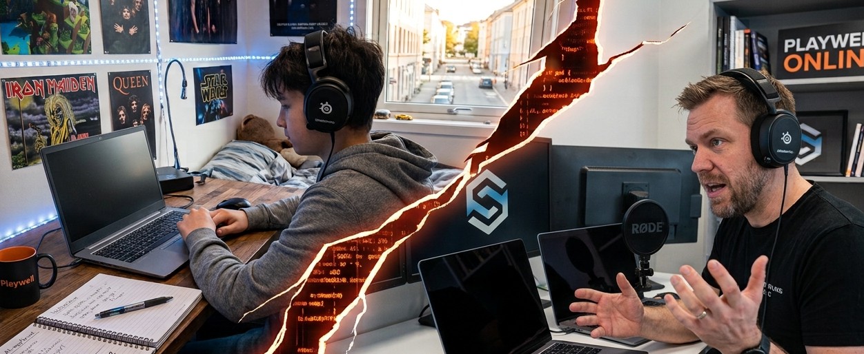 Bilde fra Minecraft gamingklubb hos Playwell Online